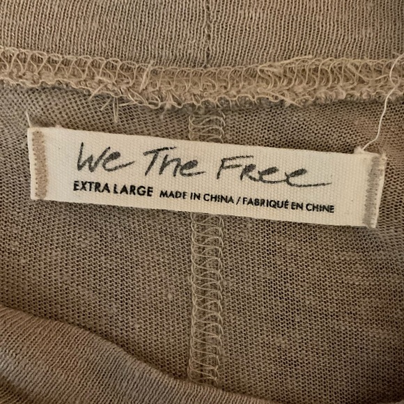 We The Free Oversized Starlight Tunic with Handkerchief Hem, Size Extra Large - Picture 10 of 10